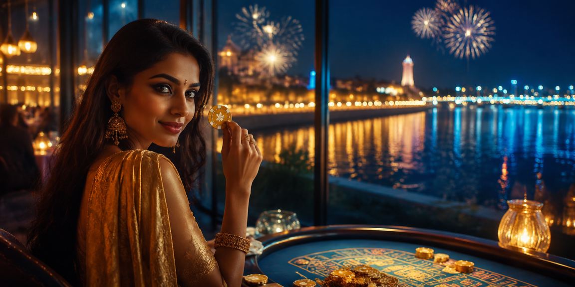Live casino dealer interacting with player